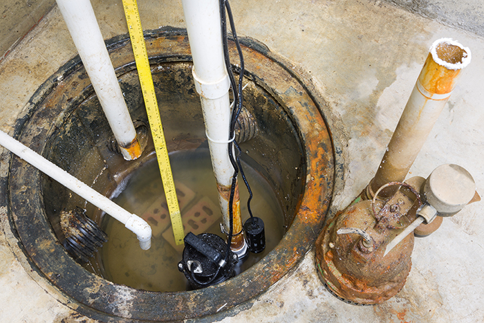 installation of a new sump pump